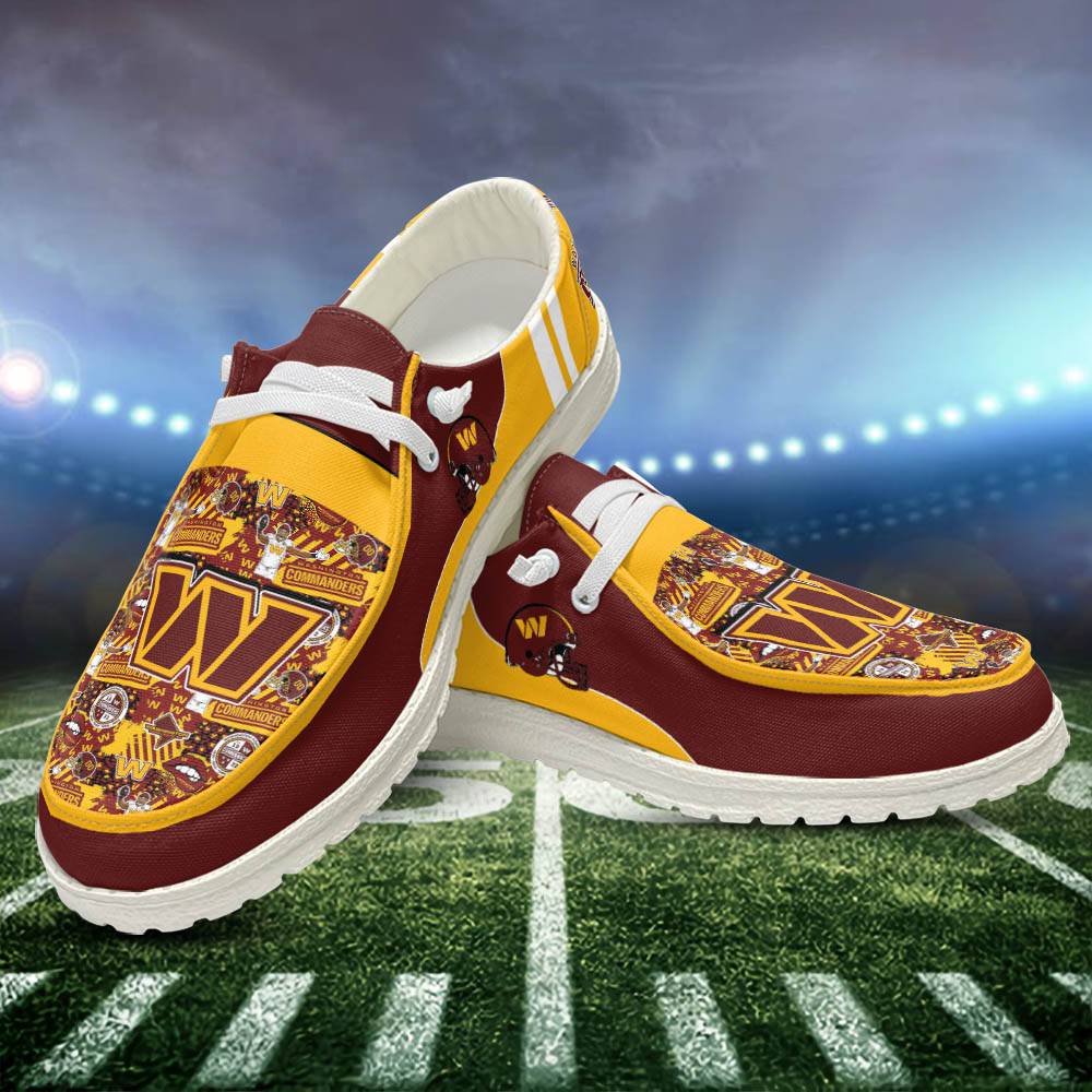 Washington Commanders NFL Personalized Hey Dude Shoes For Men And Women ST11782
