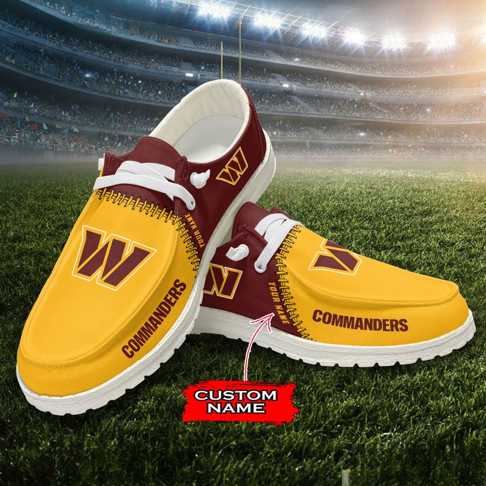Washington Commanders NFL Personalized Hey Dude Shoes For Men And Women ST13119