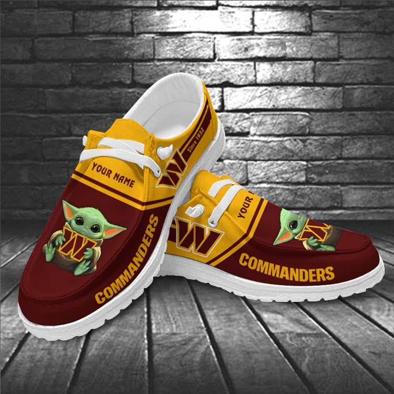 Washington Commanders NFL Personalized Hey Dude Shoes For Men And Women ST13560