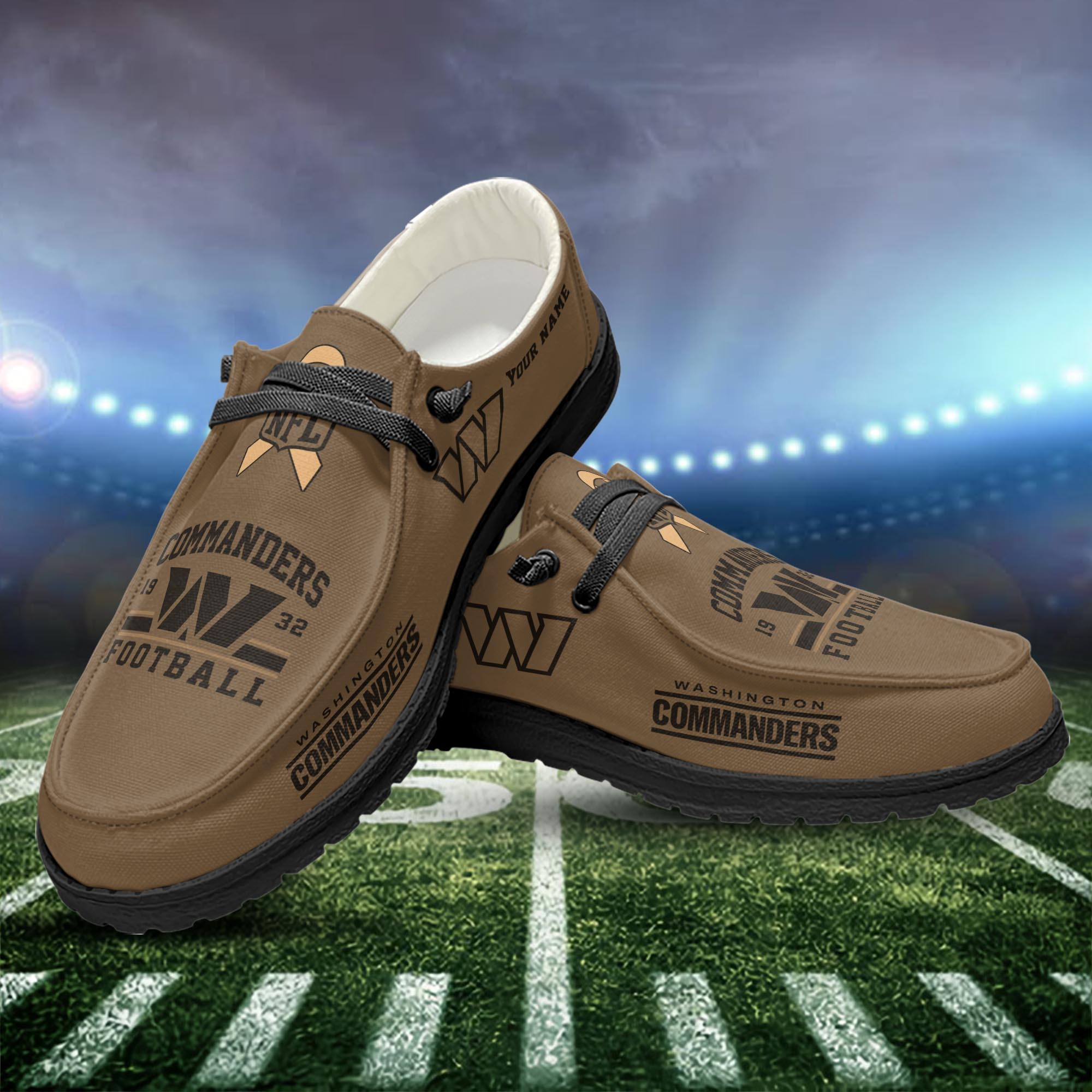 Washington Commanders NFL Personalized Hey Dude Shoes For Men And Women ST14003