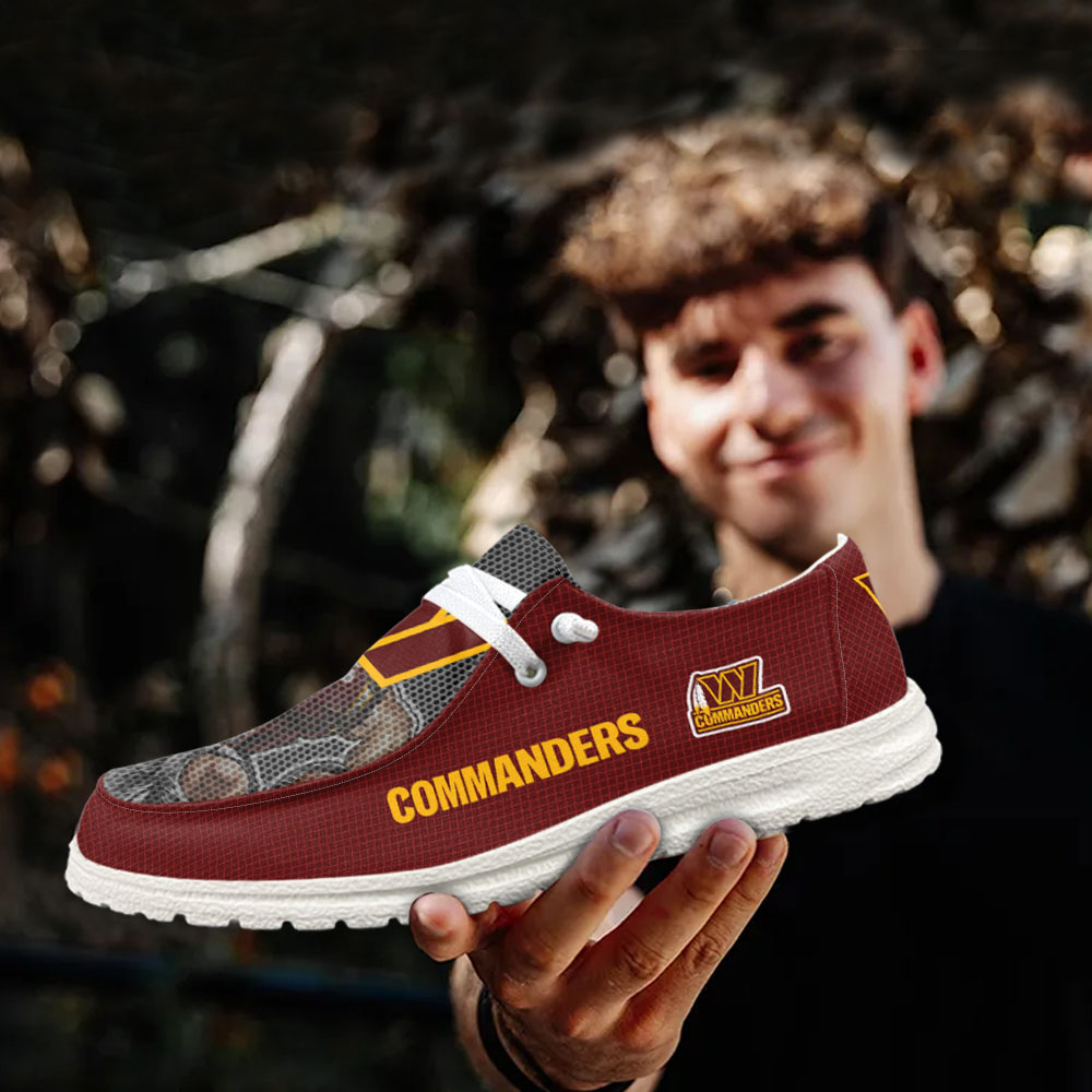 Washington Commanders NFL Personalized Hey Dude Shoes For Men And Women ST14354