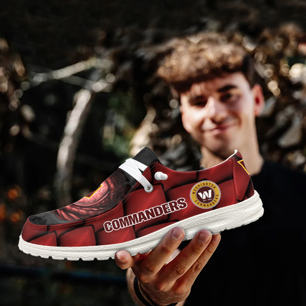 Washington Commanders NFL Personalized Hey Dude Shoes For Men And Women ST14374