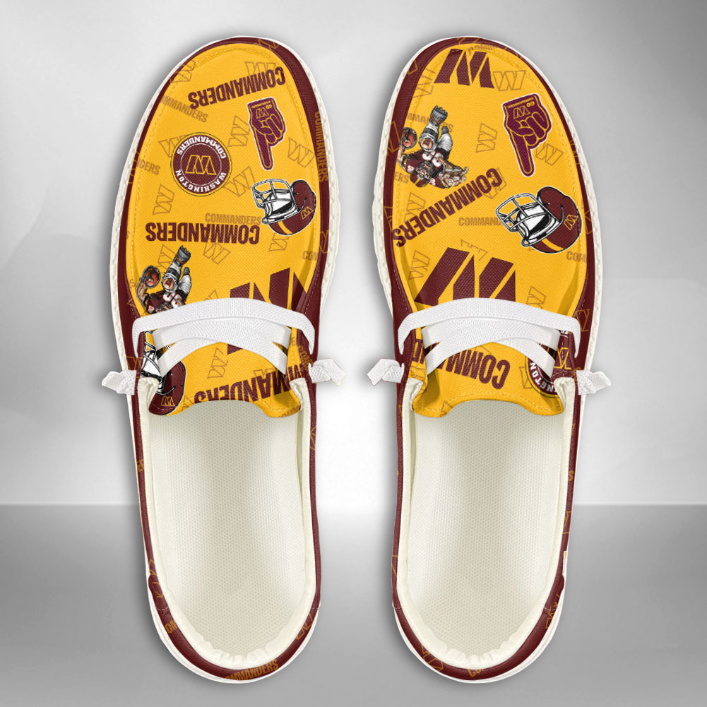 Washington Commanders NFL Personalized Hey Dude Shoes For Men And Women ST1902