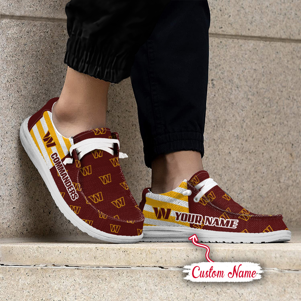 Washington Commanders Personalized Hey Dude Shoes For Men And Women ST10339