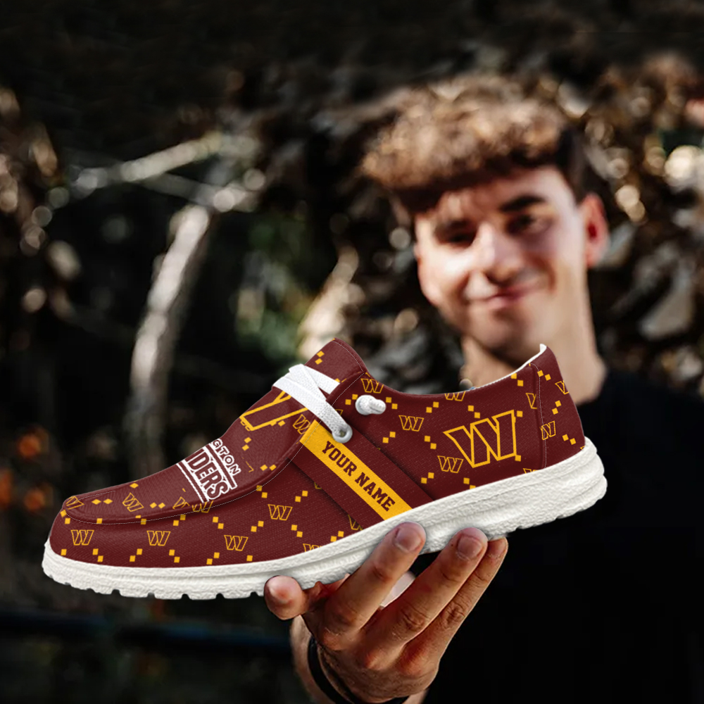 Washington Commanders Personalized Hey Dude Shoes For Men And Women ST10517