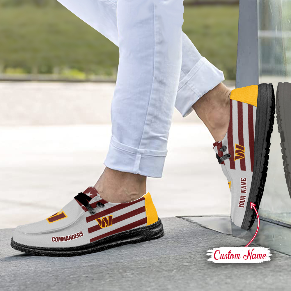 Washington Commanders Personalized Hey Dude Shoes For Men And Women ST10716
