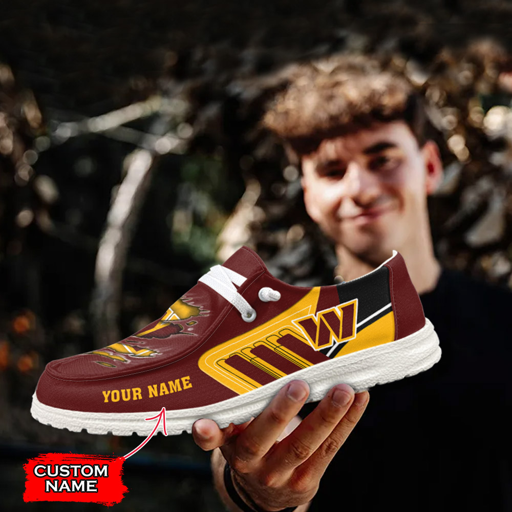 Washington Commanders Personalized Hey Dude Shoes For Men And Women ST10762