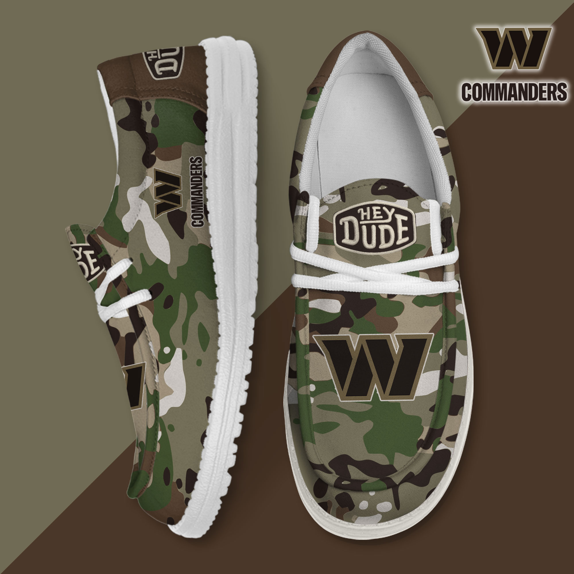 Washington Commanders Personalized Hey Dude Shoes For Men And Women ST11123