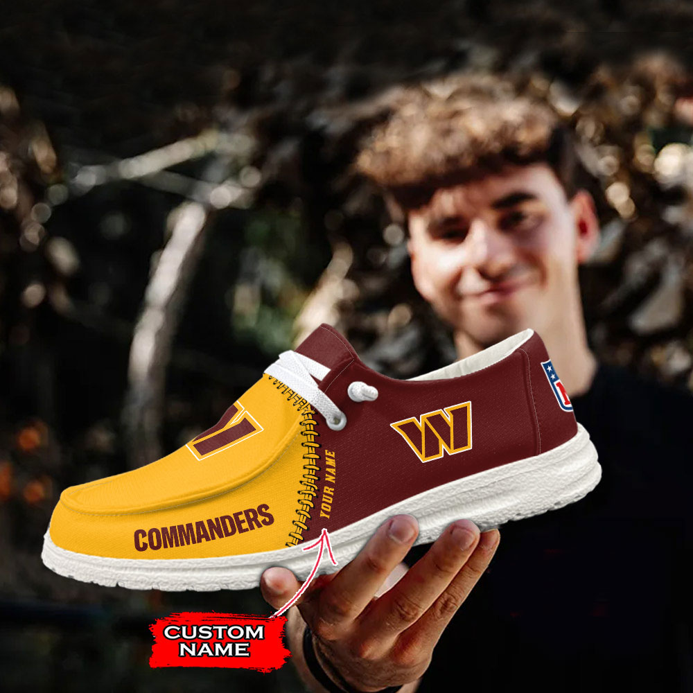 Washington Commanders Personalized Hey Dude Shoes For Men And Women ST15089