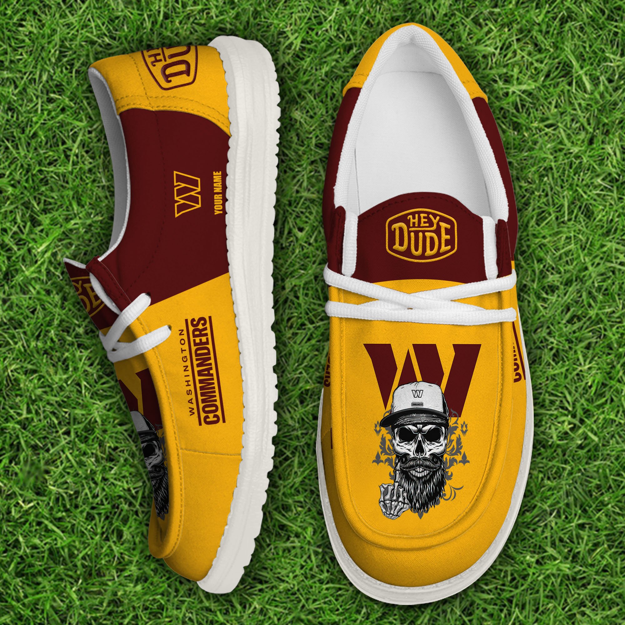 Washington Commanders Personalized Hey Dude Shoes For Men And Women ST4853