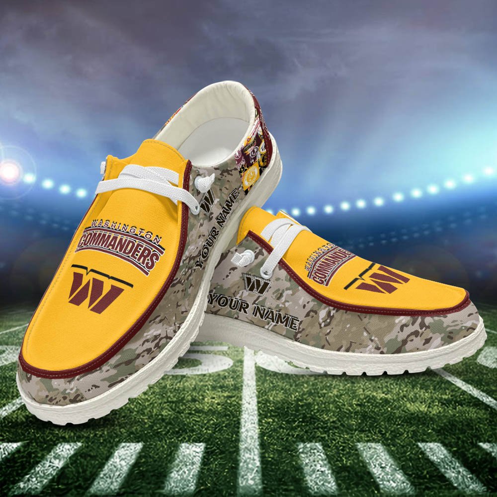 Washington Commanders Personalized Hey Dude Shoes For Men And Women ST7771