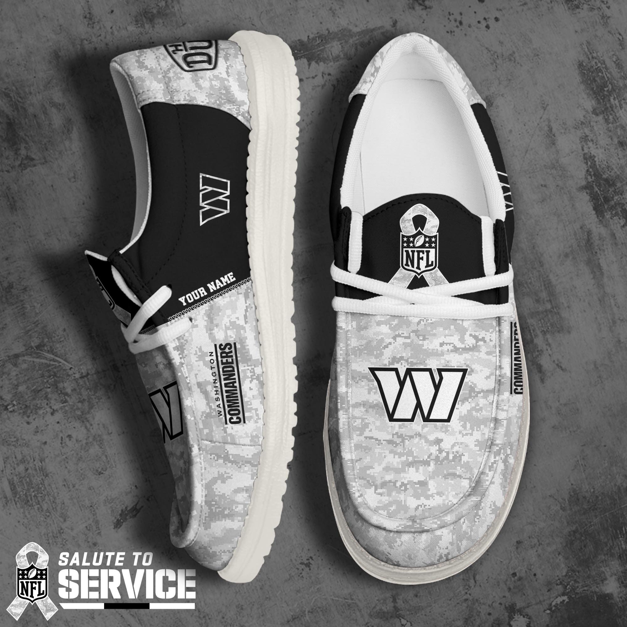 Washington Commanders Personalized Hey Dude Shoes For Men And Women ST8567