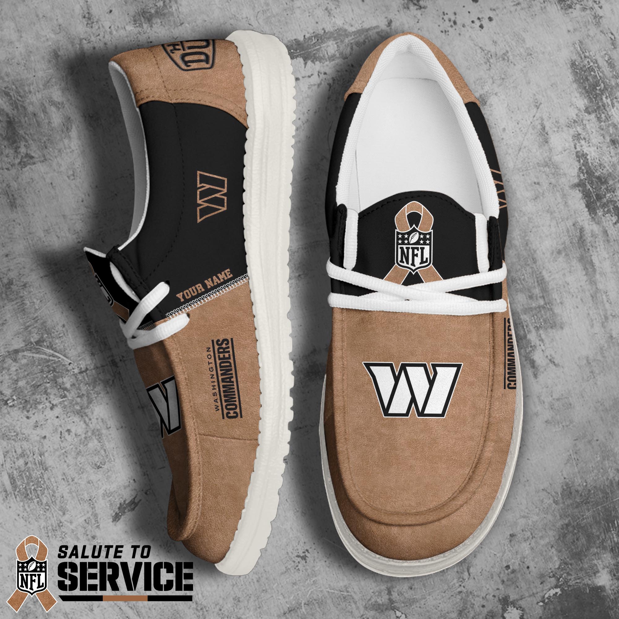 Washington Commanders Personalized Hey Dude Shoes For Men And Women ST8663