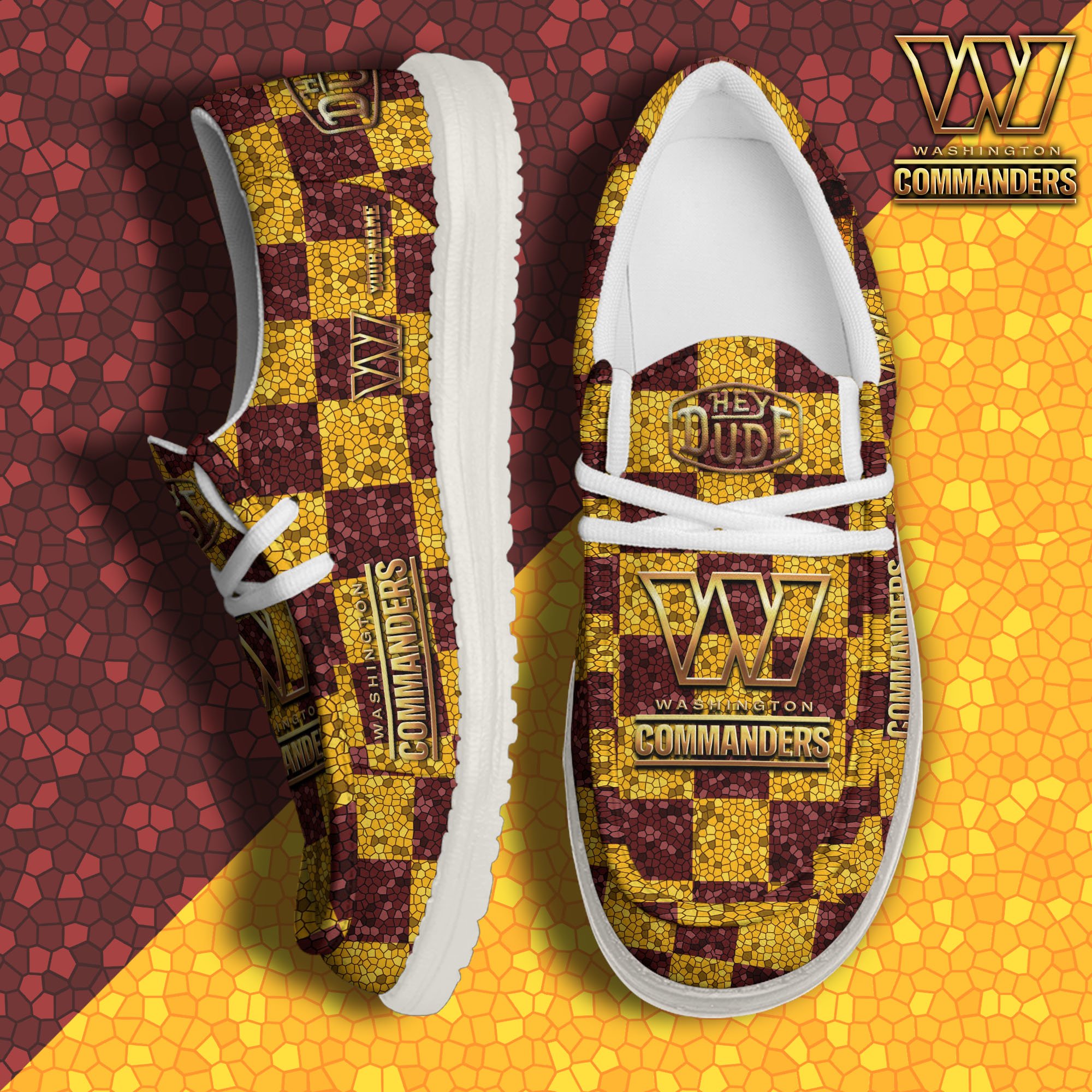 Washington Commanders Personalized Hey Dude Shoes For Men And Women ST8716