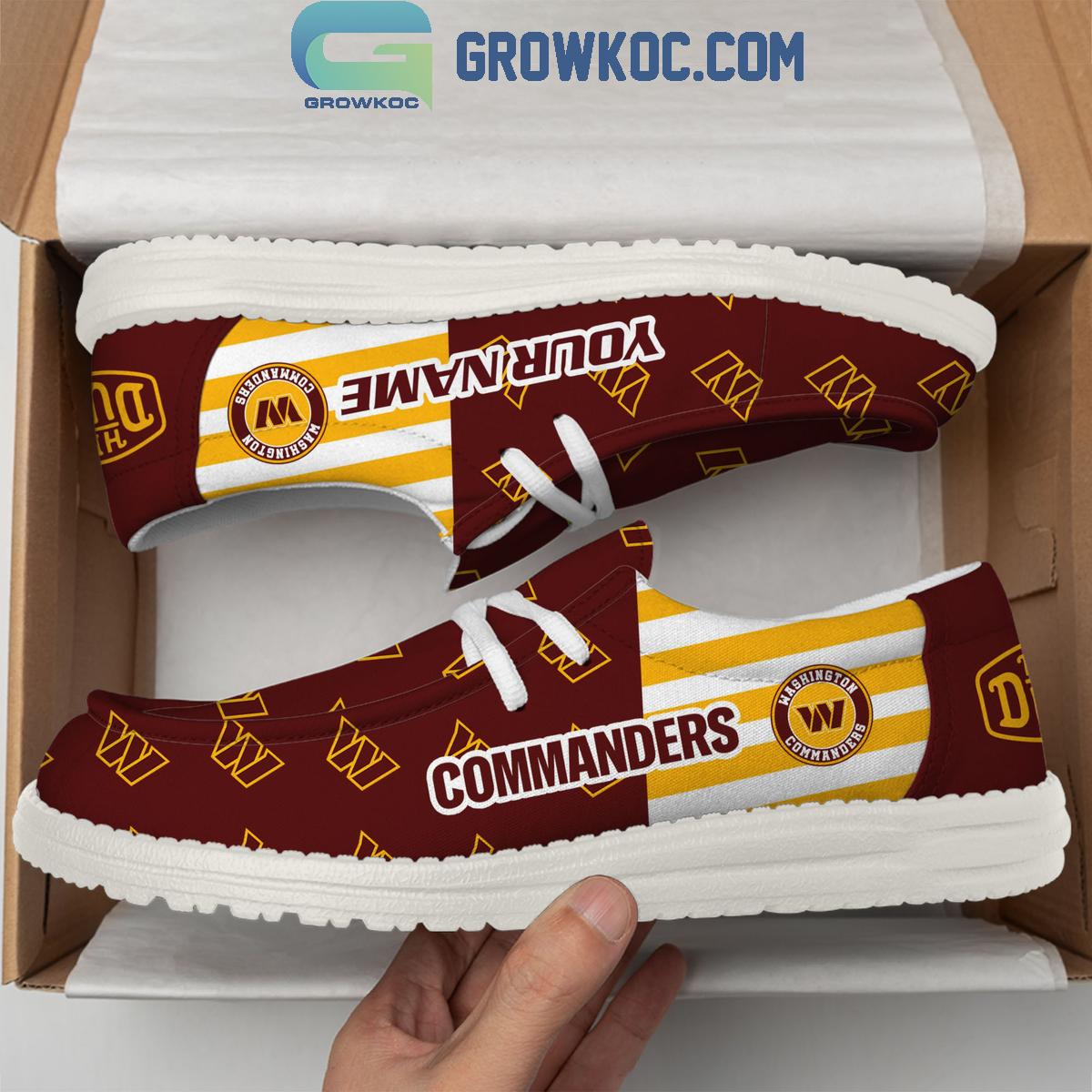 Washington Commanders Personalized Hey Dude Shoes For Men And Women ST9525