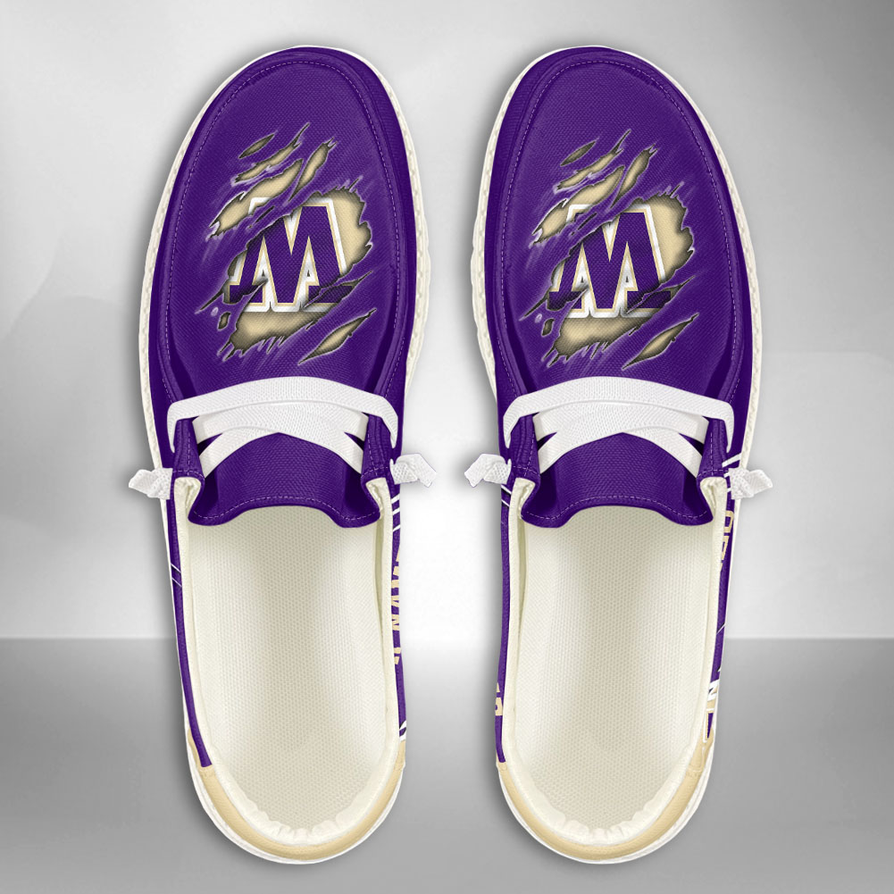 Washington Huskies NCAA Personalized Hey Dude Shoes For Men And Women ST12598