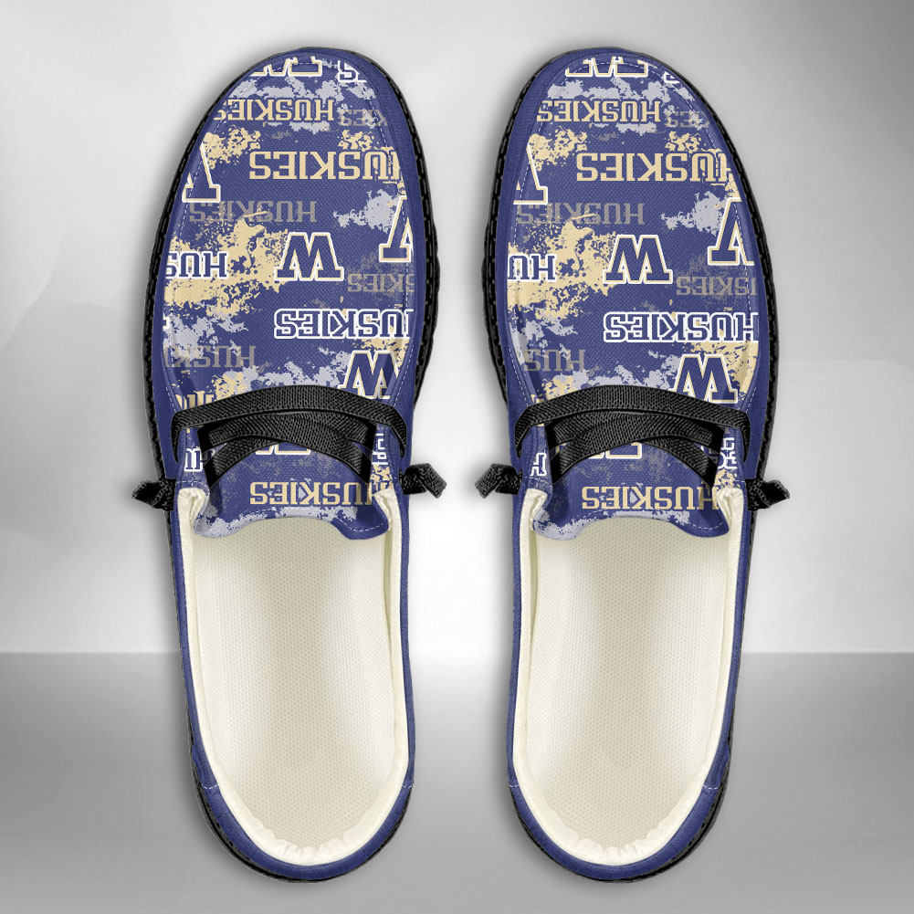 Washington Huskies NCAA Personalized Hey Dude Shoes For Men And Women ST14548
