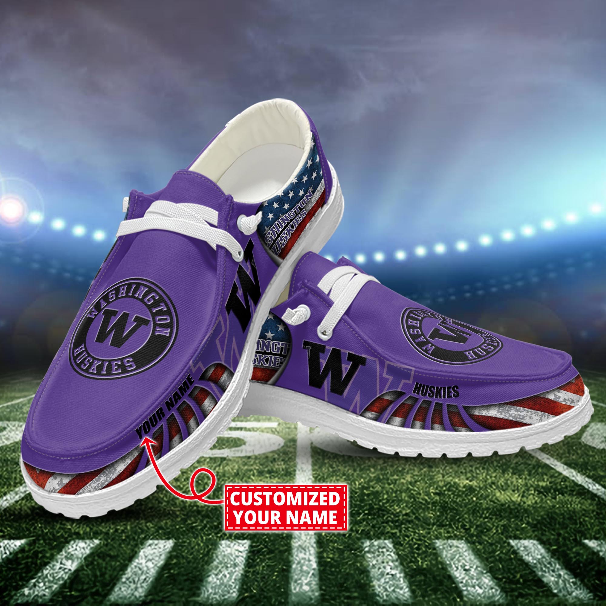 Washington Huskies Personalized Hey Dude Shoes For Men And Women ST15783