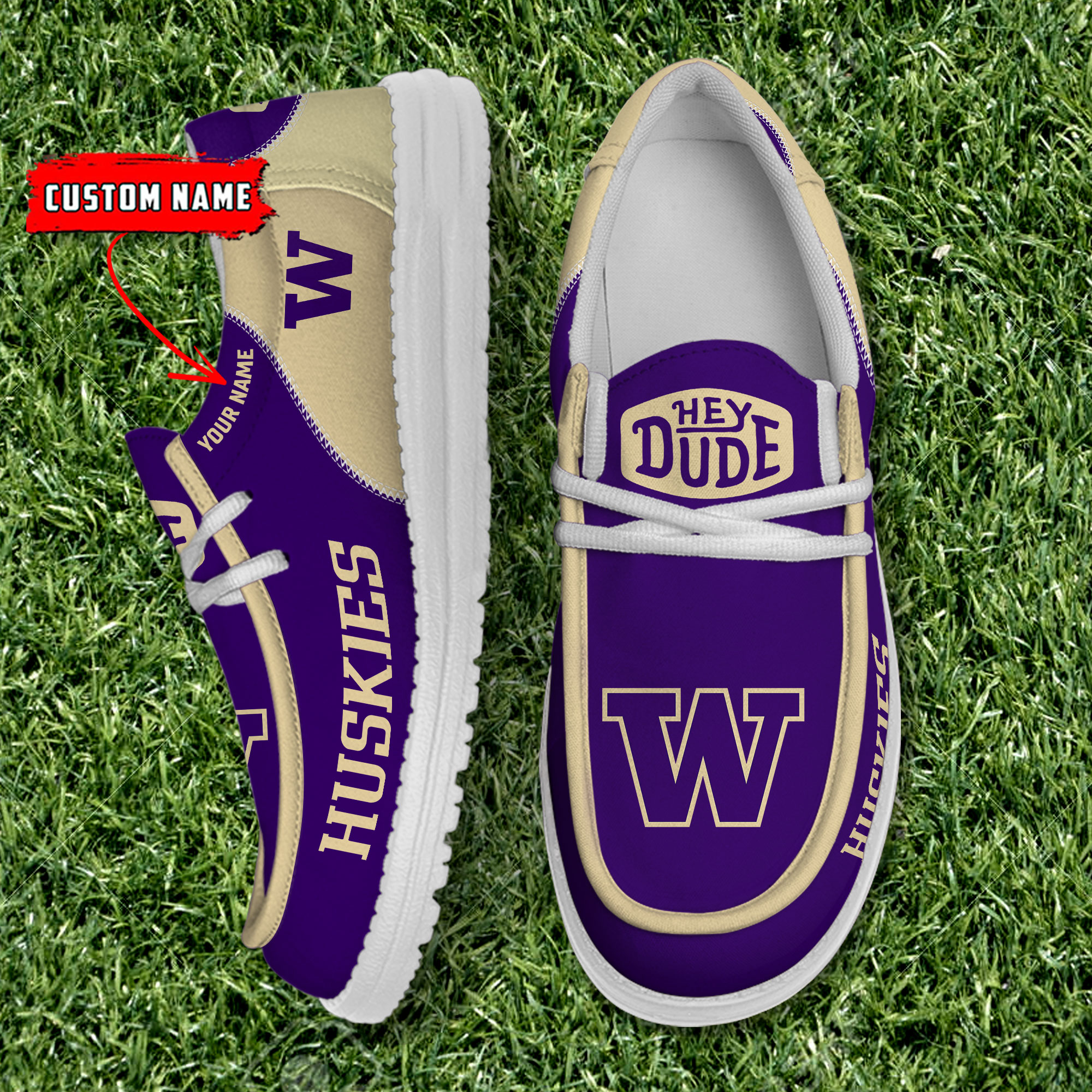 Washington Huskies Personalized Hey Dude Shoes For Men And Women ST5406