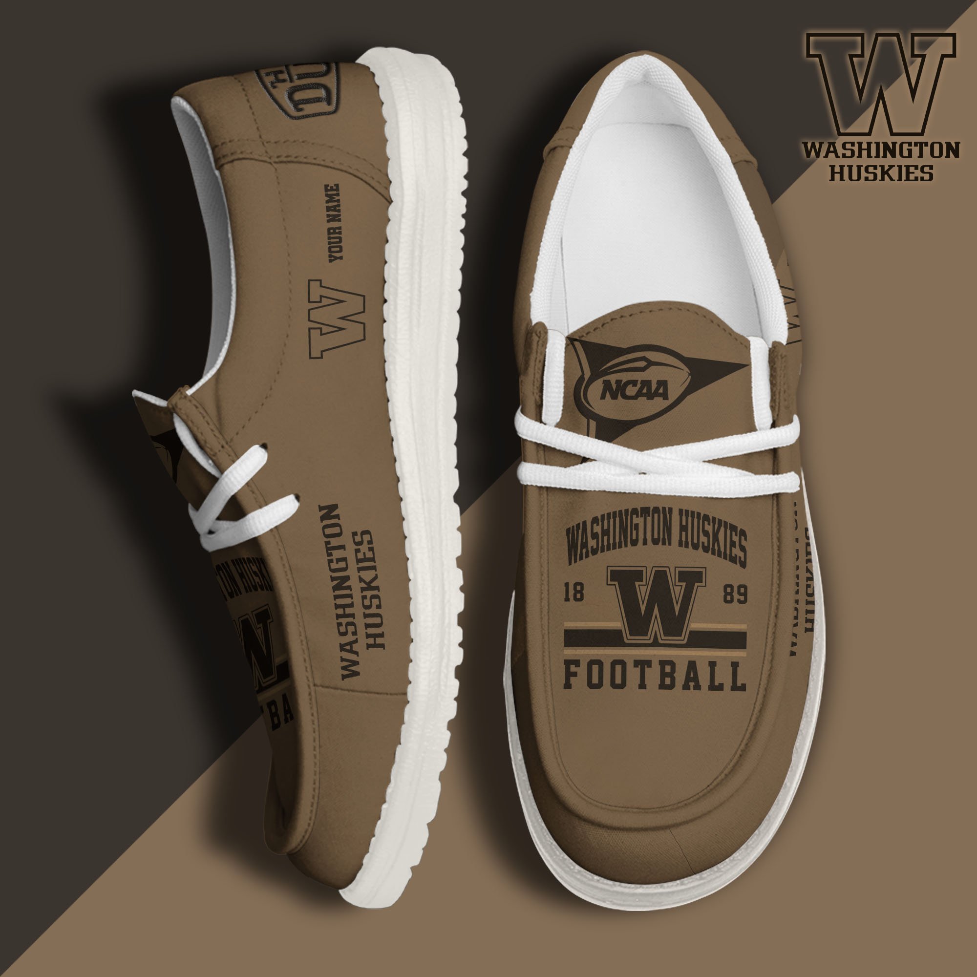 Washington Huskies Personalized Hey Dude Shoes For Men And Women ST6337