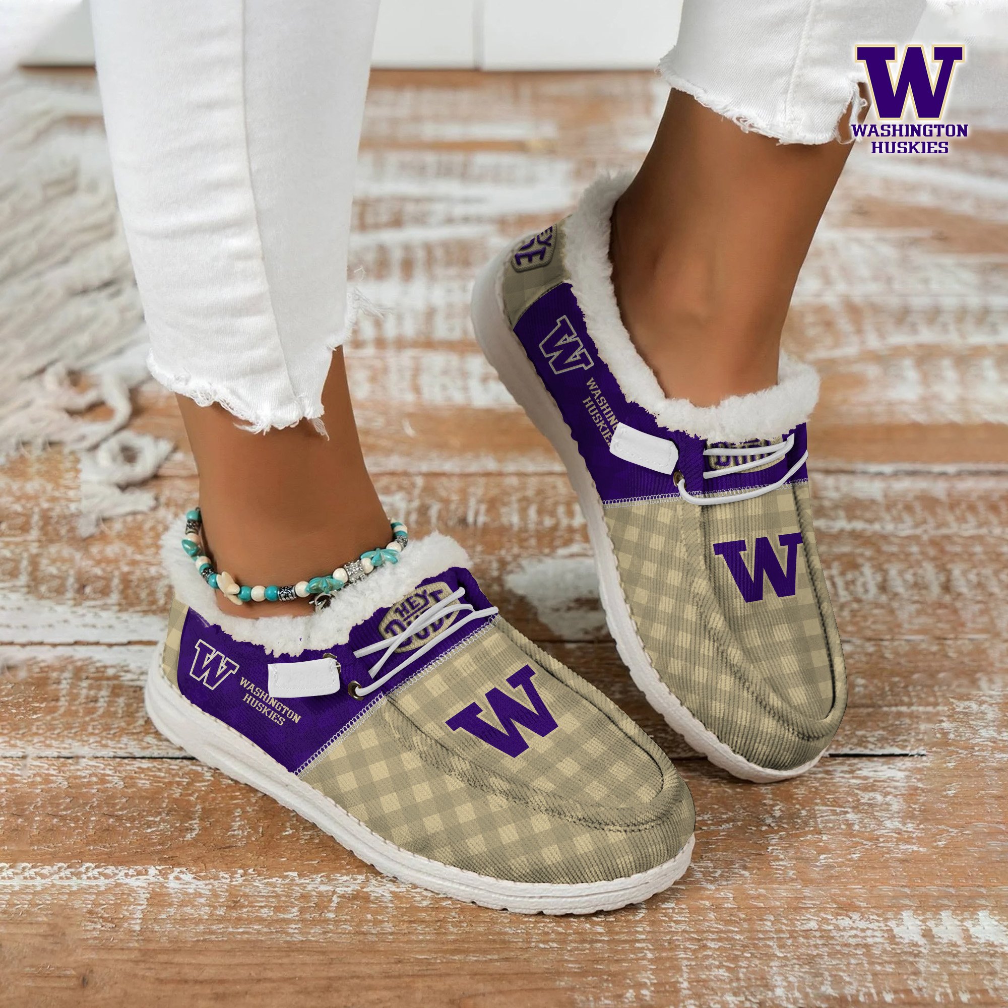 Washington Huskies Personalized Hey Dude Shoes For Men And Women ST6462
