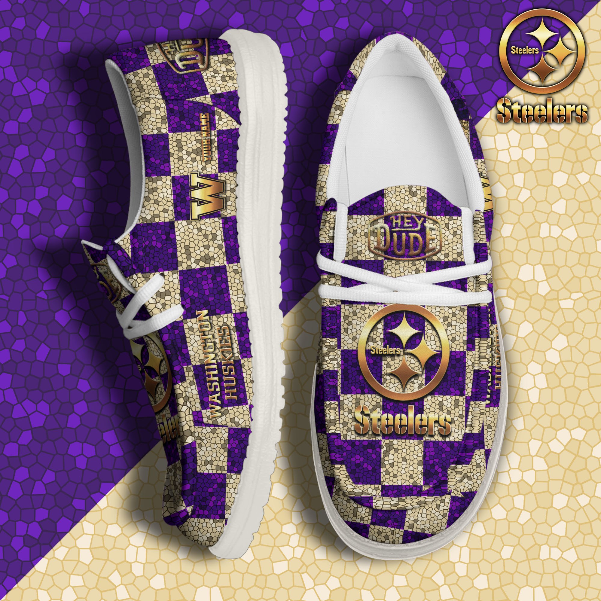 Washington Huskies Personalized Hey Dude Shoes For Men And Women ST6756