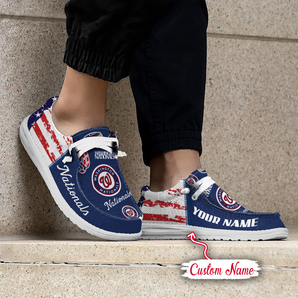 Washington Nationals Personalized Hey Dude Shoes For Men And Women ST10429
