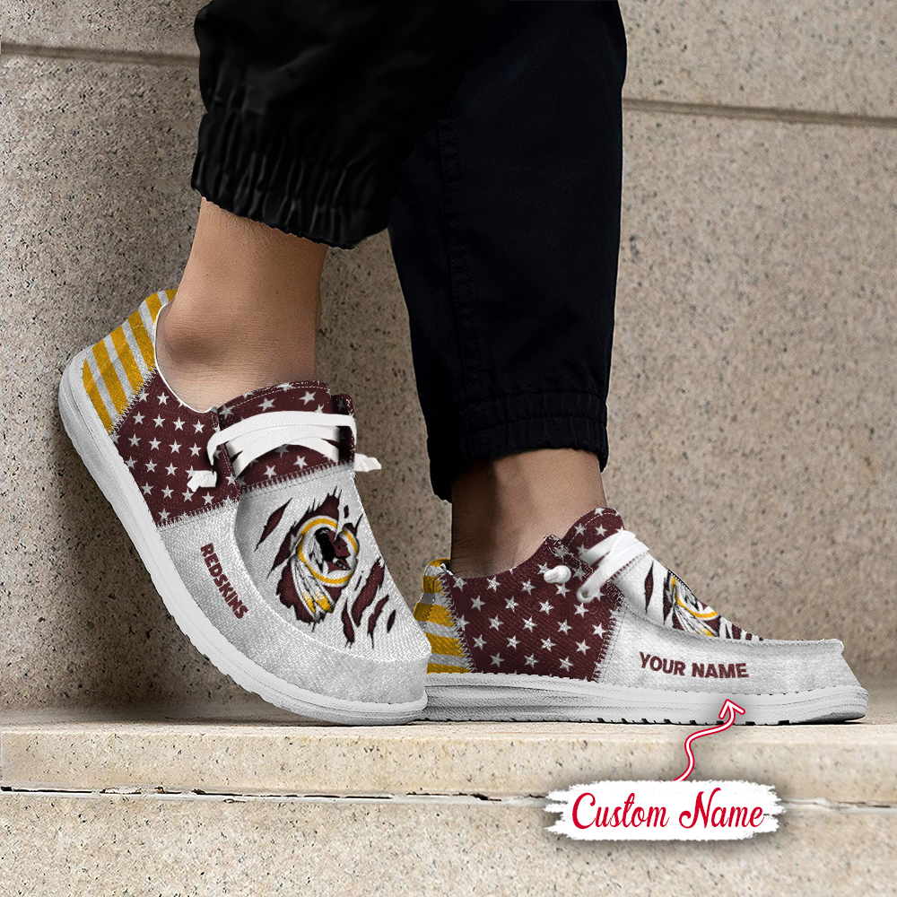 Washington Redskins Personalized Hey Dude Shoes For Men And Women ST10373