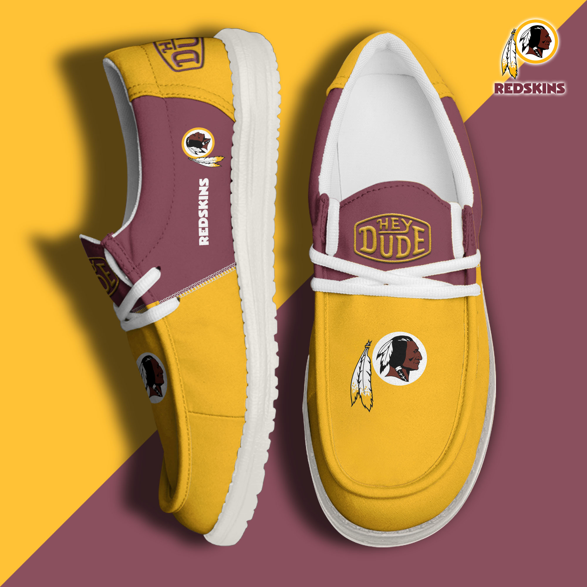 Washington Redskins Personalized Hey Dude Shoes For Men And Women ST4777