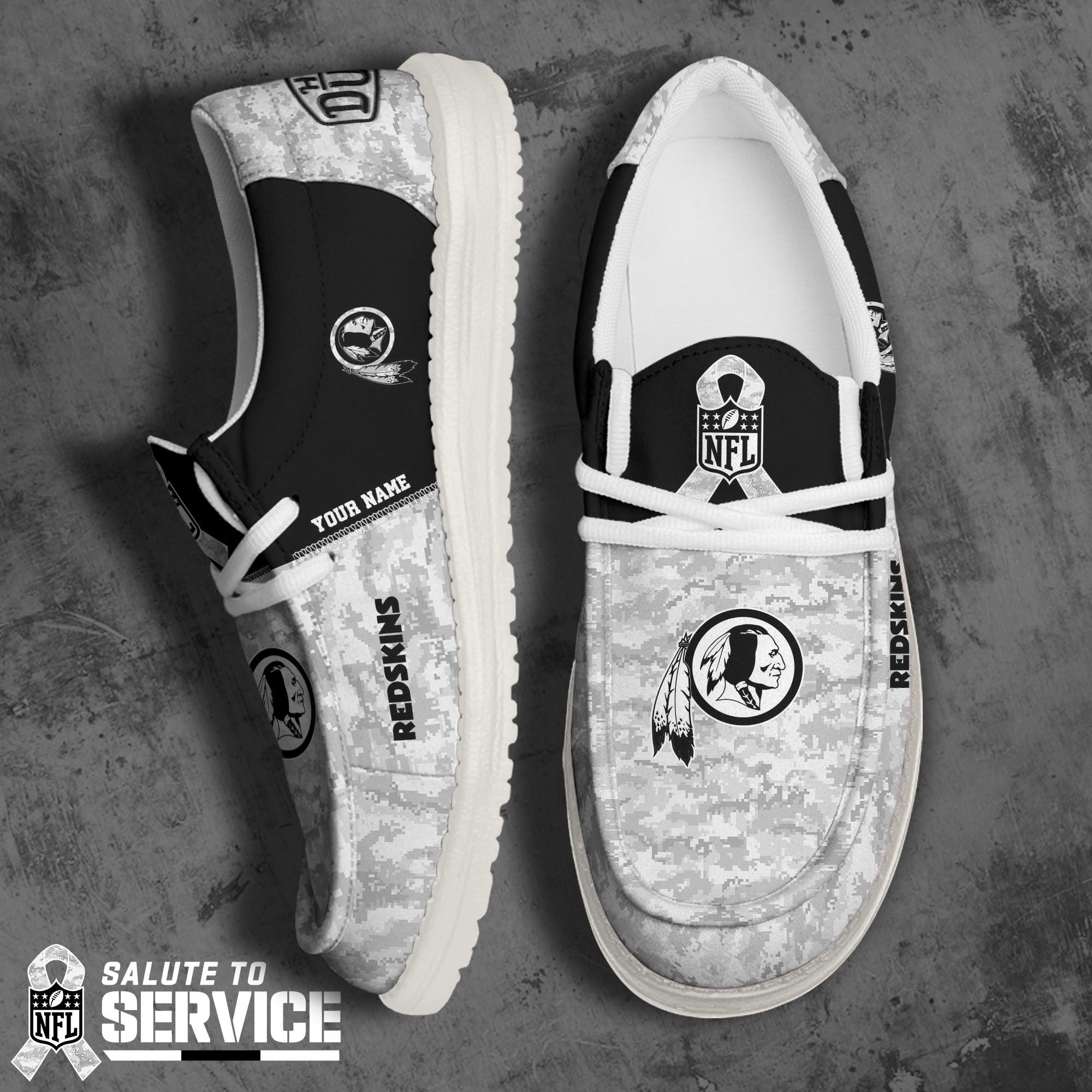 Washington Redskins Personalized Hey Dude Shoes For Men And Women ST8565