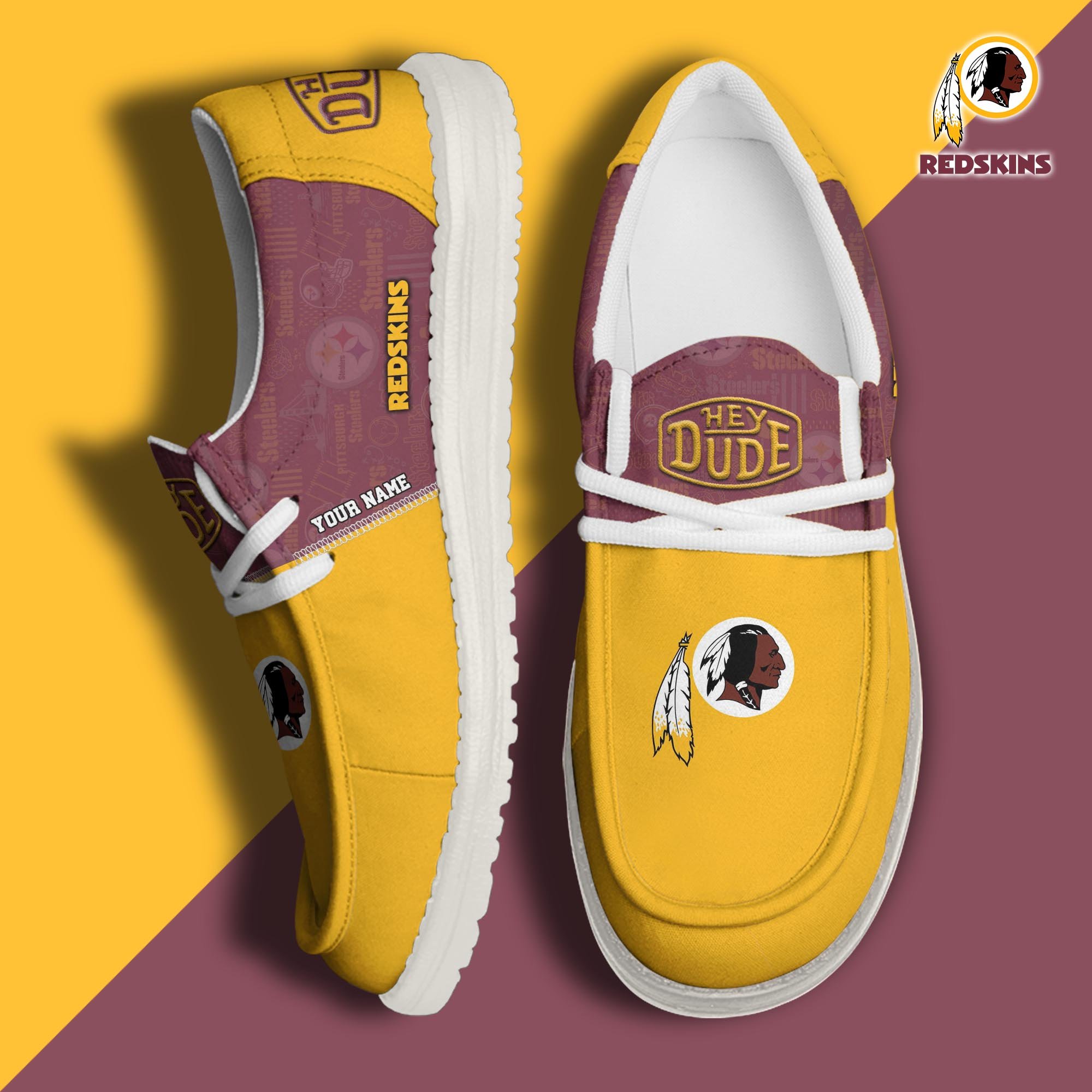 Washington Redskins Personalized Hey Dude Shoes For Men And Women ST8771