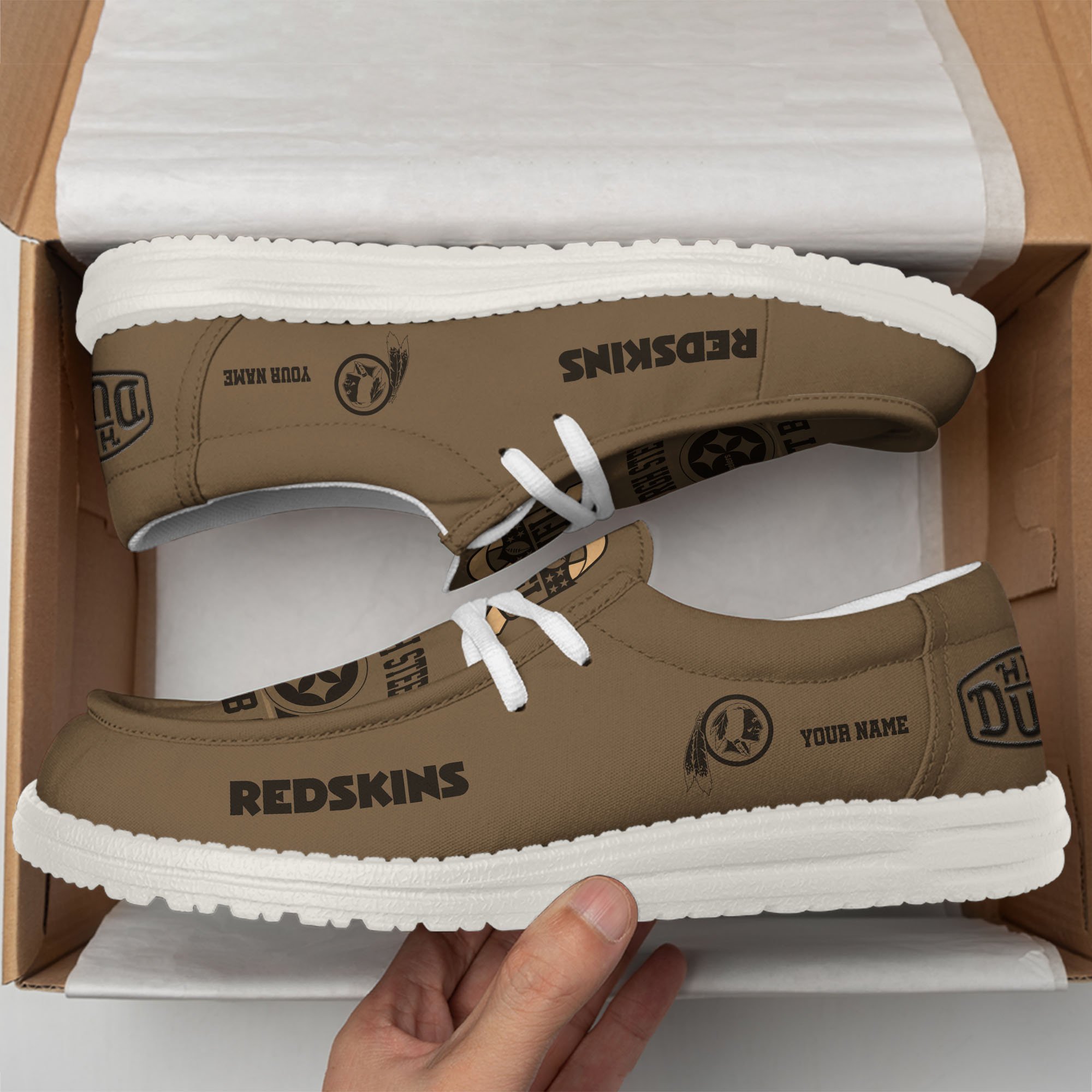 Washington Redskins Personalized Hey Dude Shoes For Men And Women ST8873