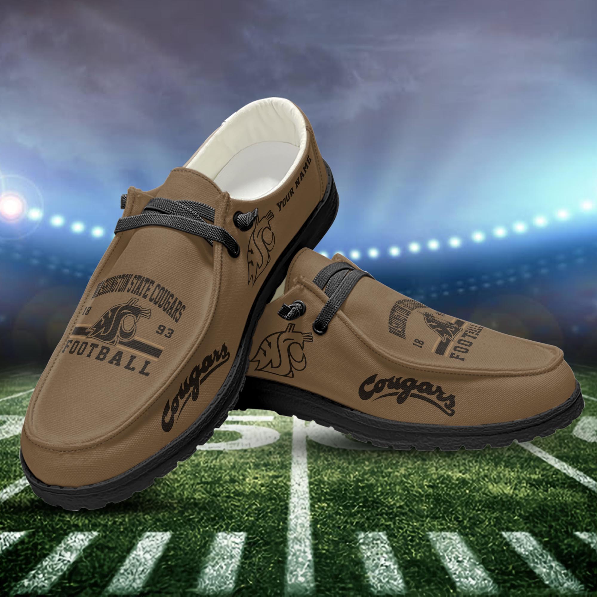 Washington State Cougars NCAA Personalized Hey Dude Shoes For Men And Women ST13980