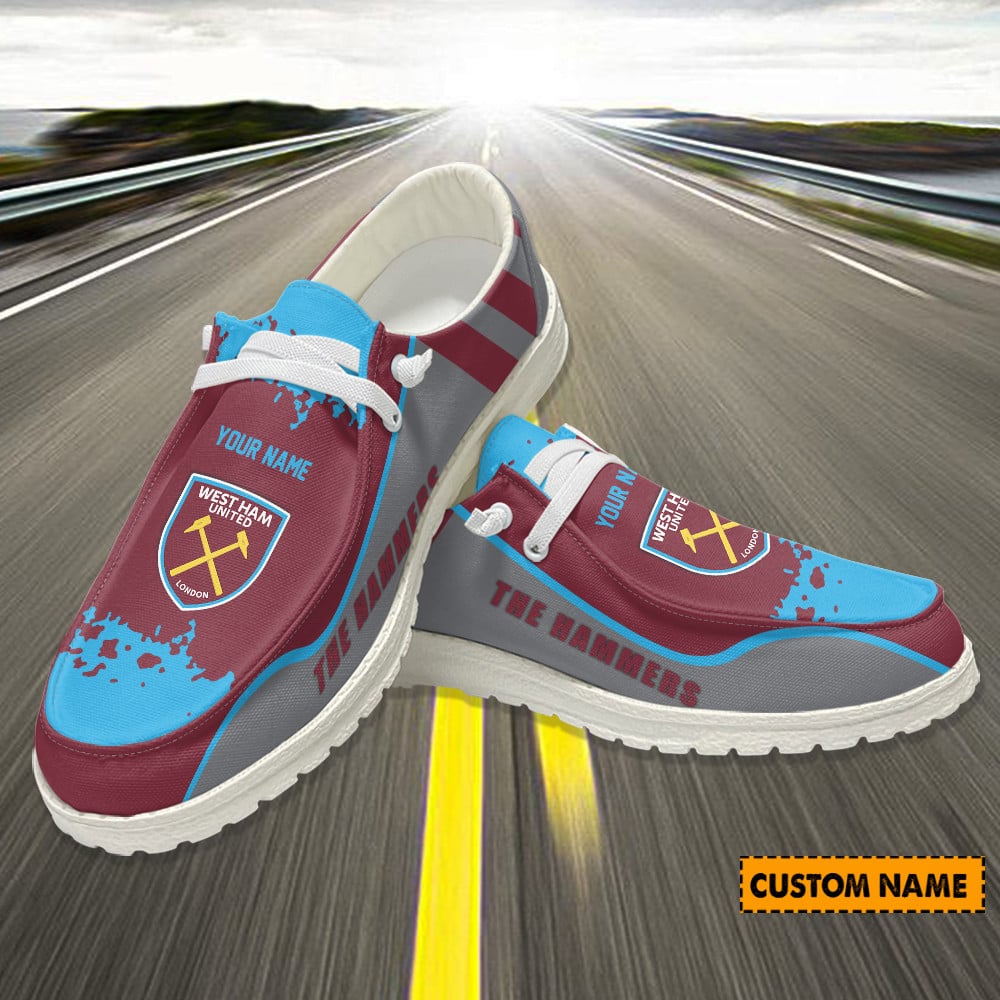 West Ham United Personalized Hey Dude Shoes For Men And Women ST9596