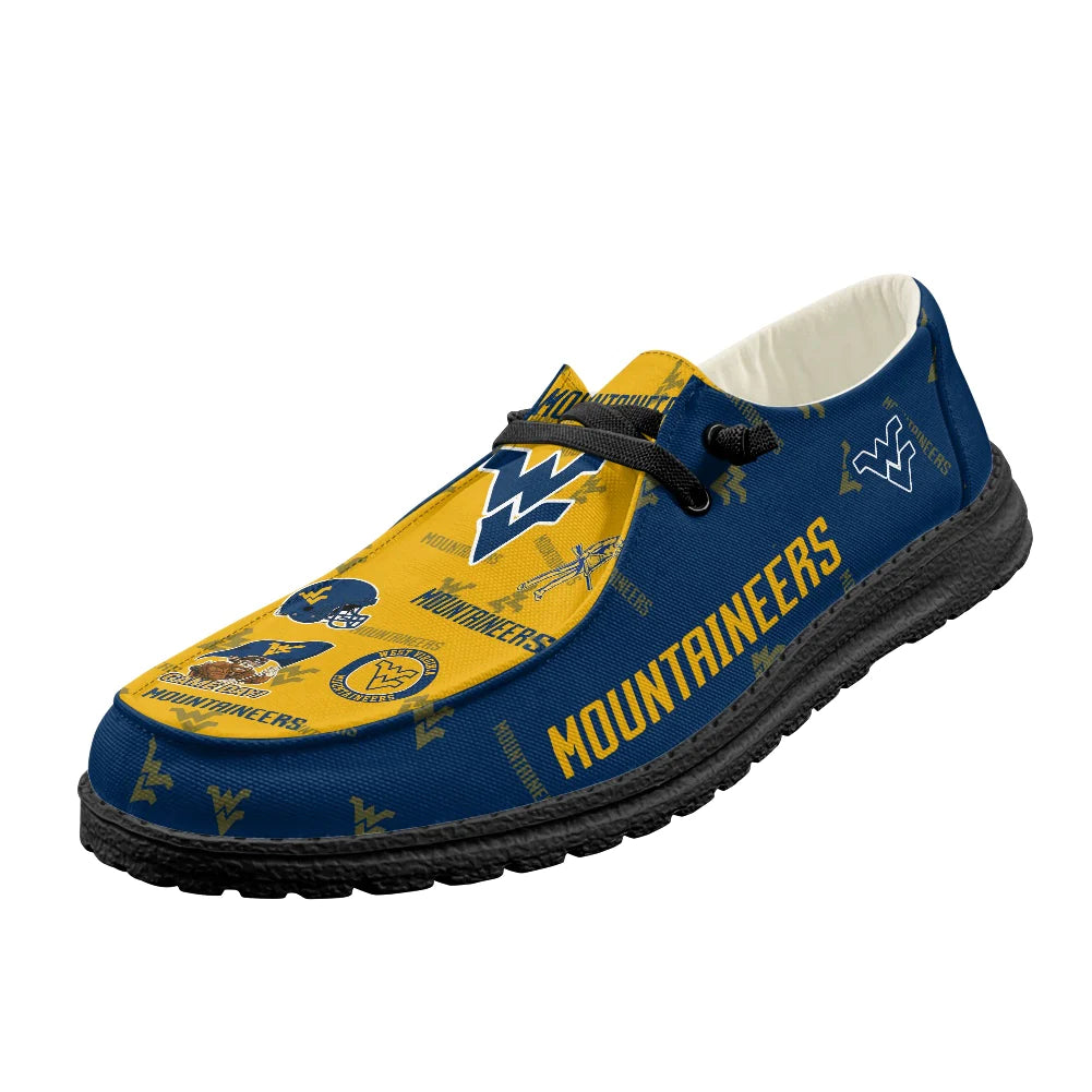 West Virginia Mountaineers NCAA Personalized Hey Dude Shoes For Men And Women ST11783