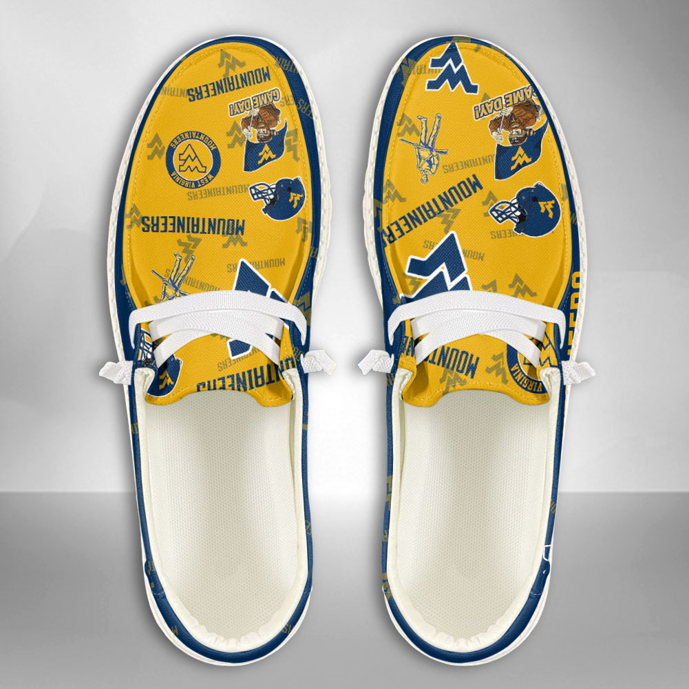 West Virginia Mountaineers NCAA Personalized Hey Dude Shoes For Men And Women ST12906