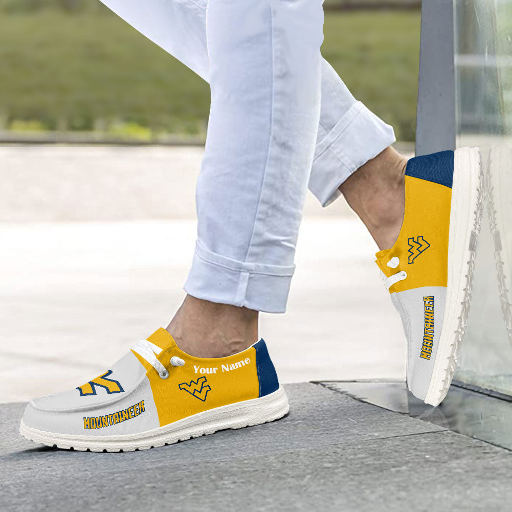 West Virginia Mountaineers NCAA Personalized Hey Dude Shoes For Men And Women ST13548