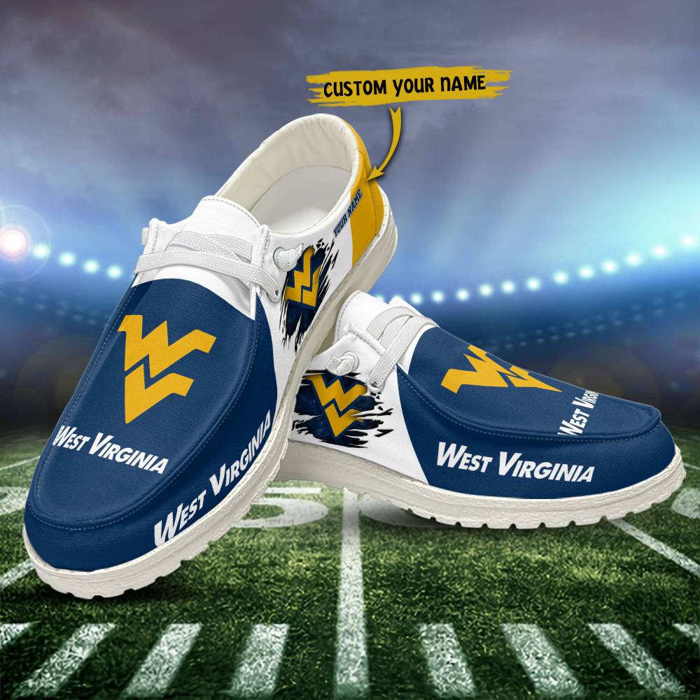 West Virginia Mountaineers NCAA Personalized Hey Dude Shoes For Men And Women ST13558