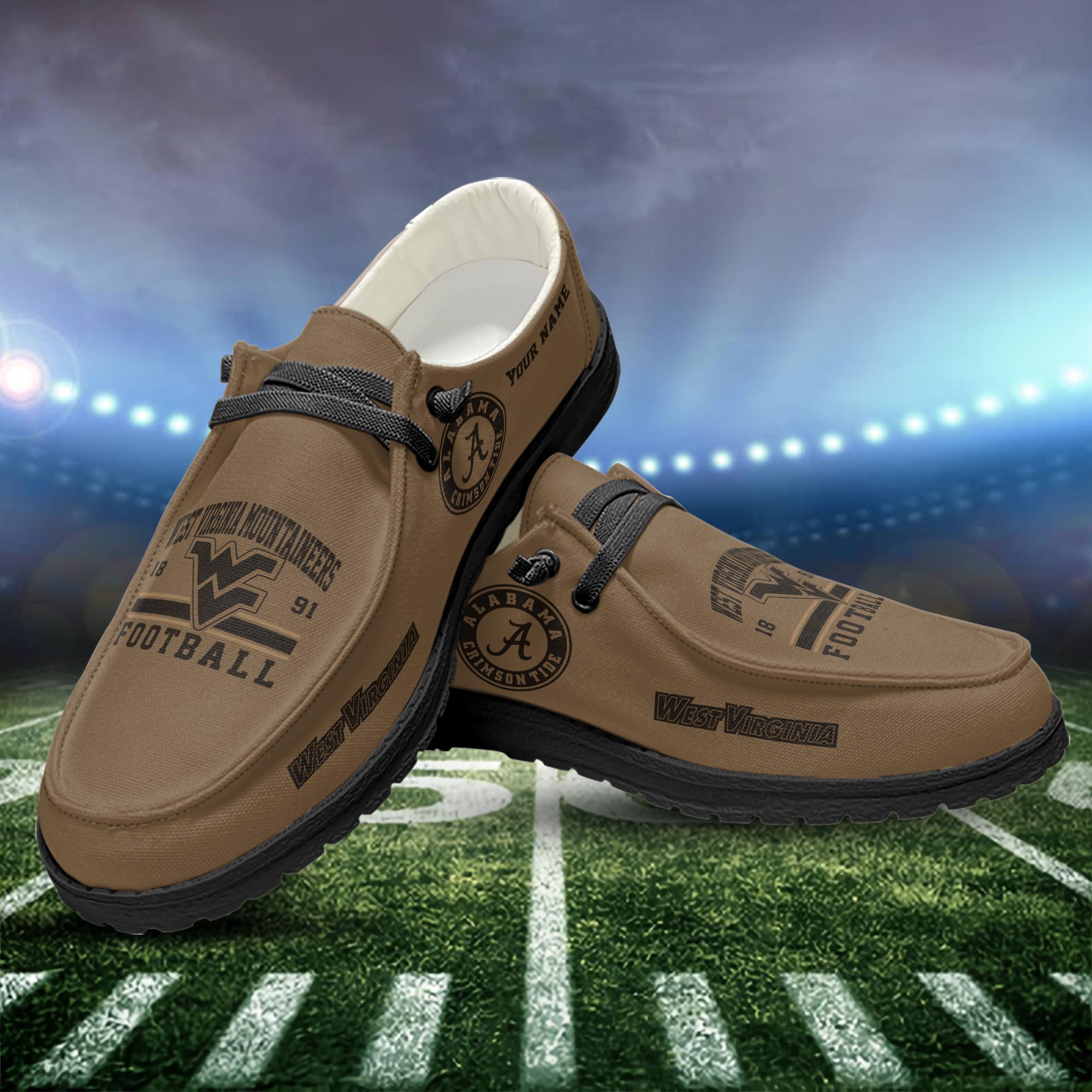 West Virginia Mountaineers NCAA Personalized Hey Dude Shoes For Men And Women ST13970