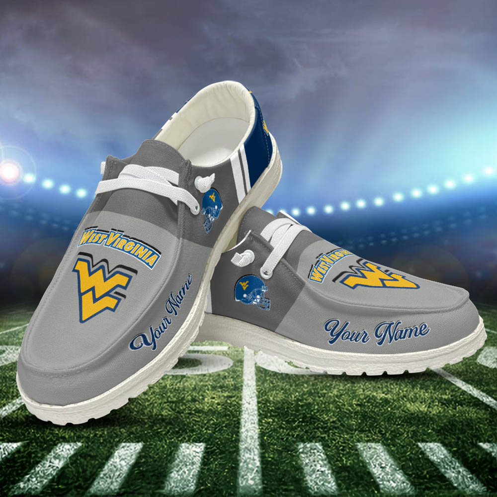 West Virginia Mountaineers Personalized Hey Dude Shoes For Men And Women ST15048