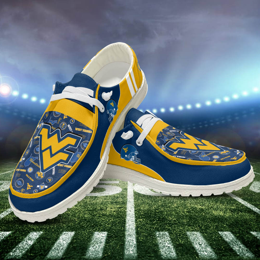 West Virginia Mountaineers Personalized Hey Dude Shoes For Men And Women ST15566