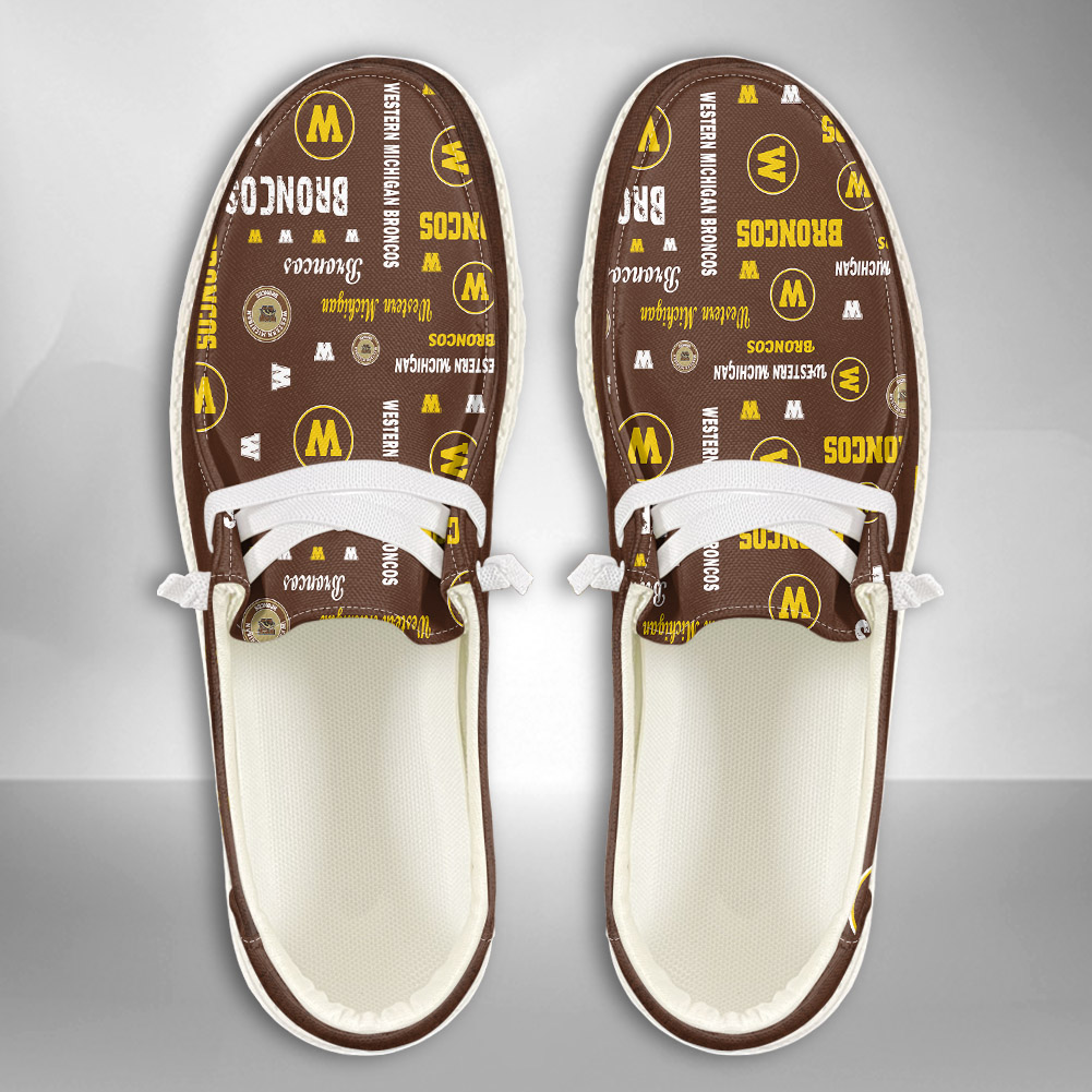 Western Michigan Broncos NCAA Personalized Hey Dude Shoes For Men And Women ST12248