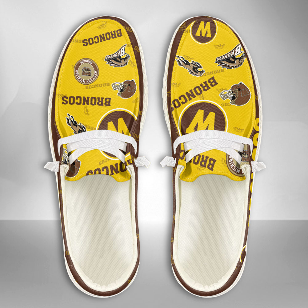 Western Michigan Broncos NCAA Personalized Hey Dude Shoes For Men And Women ST12937