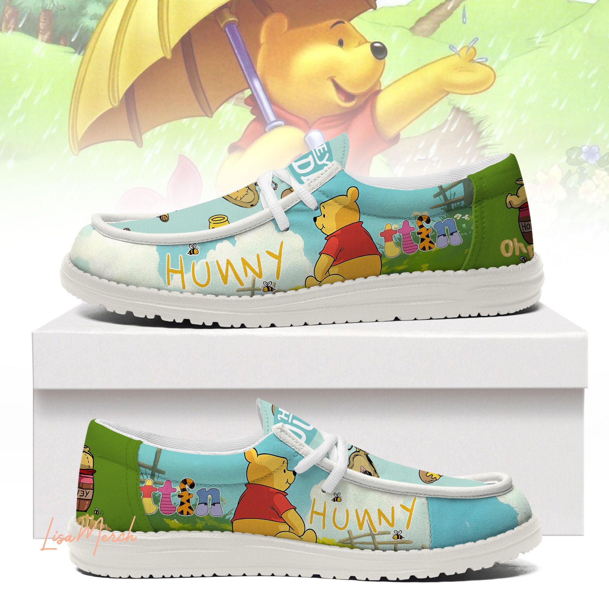 Winnie-the-Pooh Hey Dude Shoes For Men And Women ST9062
