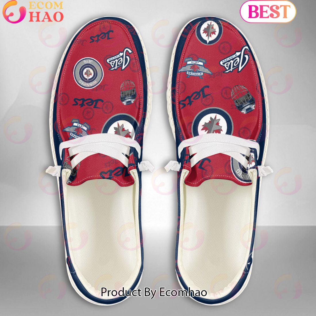 Winnipeg Jets Personalized Hey Dude Shoes For Men And Women ST4248