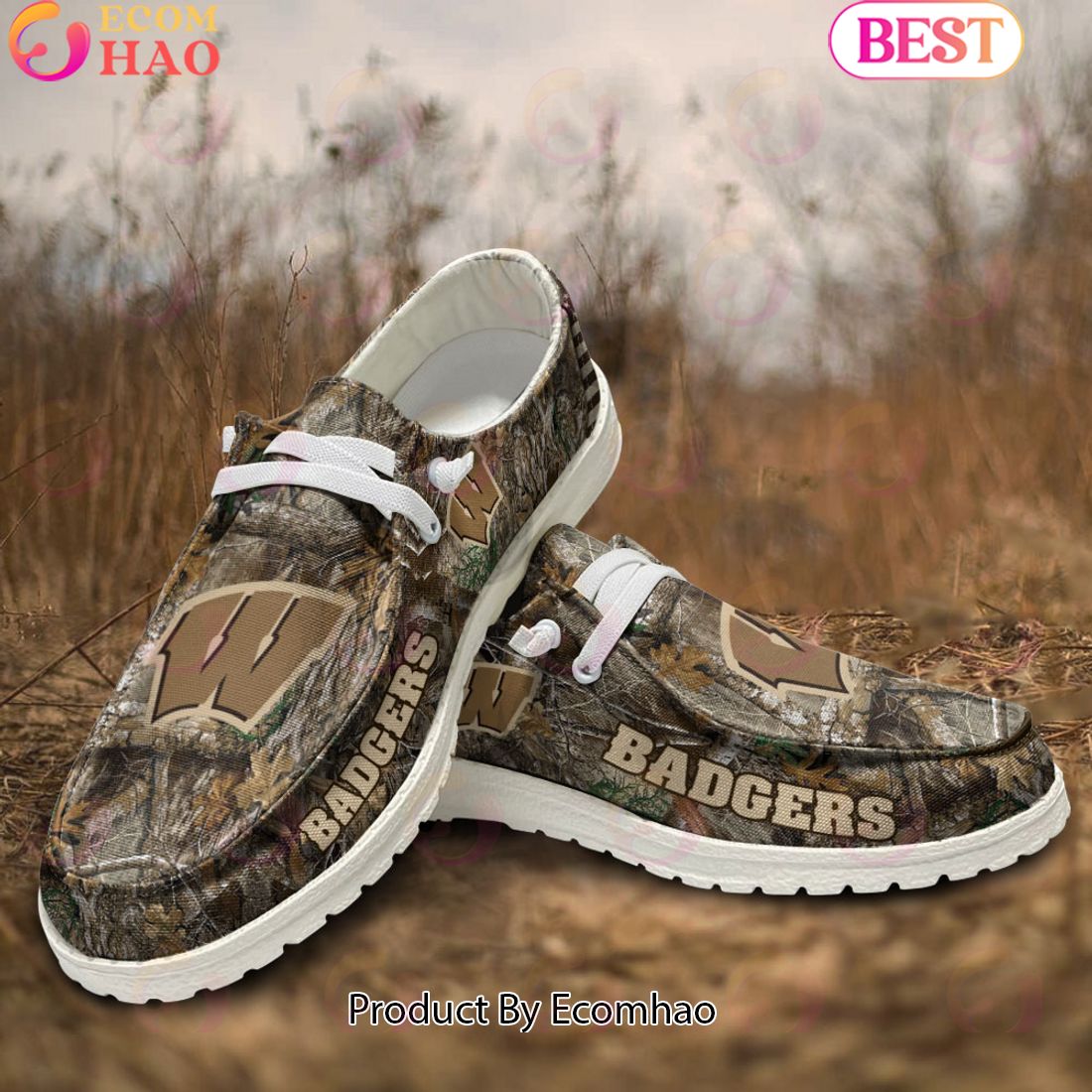 Wisconsin Badgers Personalized Hey Dude Shoes For Men And Women ST10202