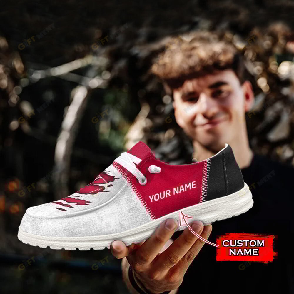 Wisconsin Badgers Personalized Hey Dude Shoes For Men And Women ST4093