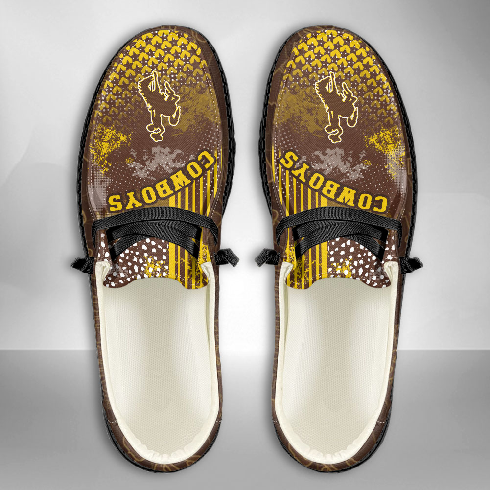Wyoming Cowboys NCAA Personalized Hey Dude Shoes For Men And Women ST12003
