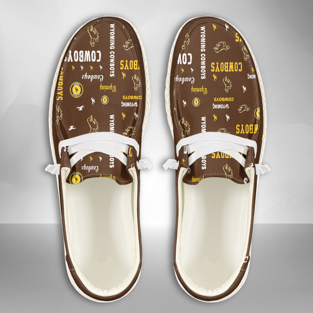 Wyoming Cowboys NCAA Personalized Hey Dude Shoes For Men And Women ST12867