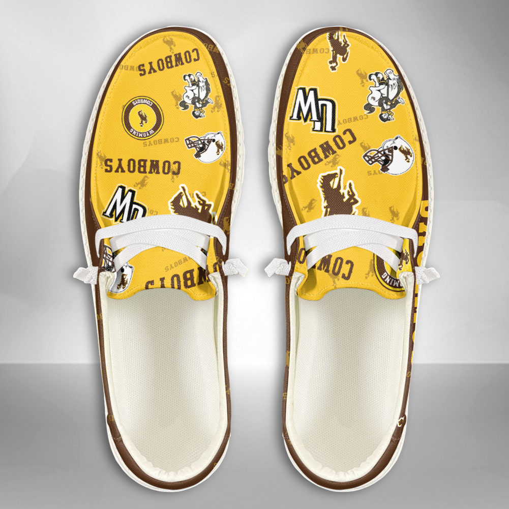 Wyoming Cowboys NCAA Personalized Hey Dude Shoes For Men And Women ST12940